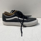 Vans Old Skool Black Leather White Stripe Skate Shoes Men's 6.5 Women's 8 — photo 8