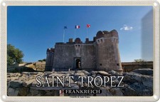 Blechschild 20x30 cm Saint-Tropez Frankreich Citadelle Abenteuer Reisen Urlaub D