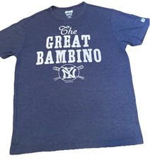 Tailgate 2019 *The Great Bambino* New York Yankee Blue T-Shirt Adult Size M