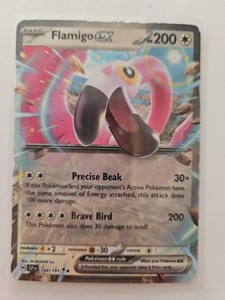 flamingo pokemon card value Flamigo ex 160/191 Double Rare Pokemon Surging Sparks SV8 NM