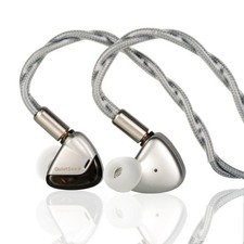 ROSE TECHNICS QuietSea In-ear type Single Dynamic type Earphone Silver Japan New