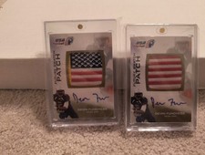 Devin Funchess - 2013 USA Upper Deck Flag Auto - Michigan Football Signed Rare