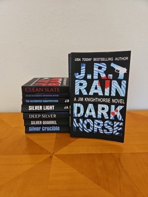 Lot 8 Books 3 Different Series By J.R. Rain With Matthew Cox & Kris  Carey - 