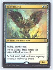BALEFUL STRIX 177 COMMANDER: ADVENTURES IN THE FORGOTTEN REALMS MTG NM
