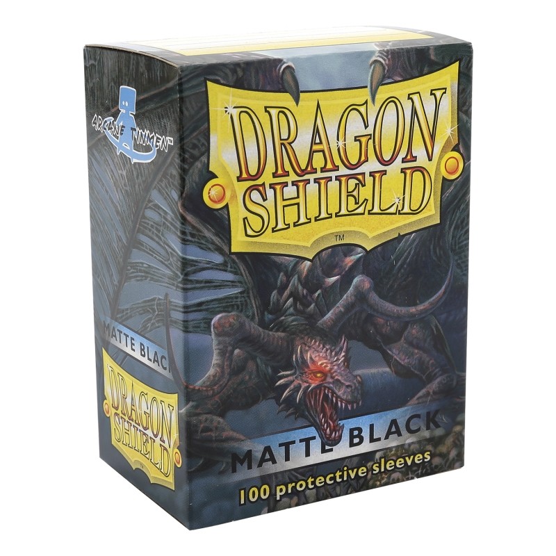Dragon Shield Standard 100 Matte Black - Sleeves - Neu + OVP