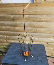 Vintage 1950s Retro Umbrella walking Stick Cane Stand