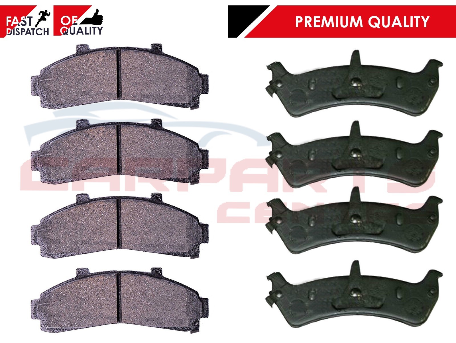 FOR FORD EXPLORER 4.0 ALL YEARS 19972001 FRONT & REAR BRAKE PAD PADS