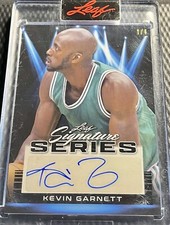 2021 Kevin Garnett Celtics 1/1 Leaf Signature Series Autograph #BA-KG1