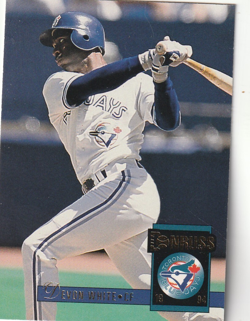 FREE SHIPPING-MINT-1994 Donruss Devon White #285 BLUE JAYS
