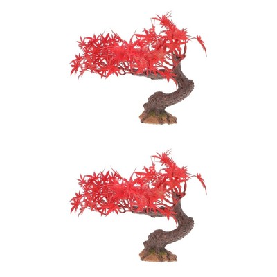  2pcs diy realistische Baum Ornament Artblumenstand Tabelle Arrangement