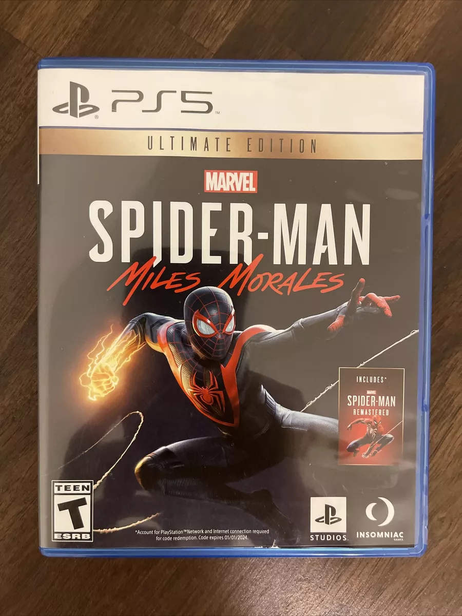 Spiderman Miles Morales PS5 (NO Codes For Spiderman Remastered)