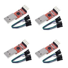 4 Packs USB 2.0 to TTL Module Serial Converter Adapter Module USB to TTL Down...