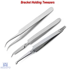 Orthodontic Bracket Holding Placing Buccal Reverse Action Tweezers Instruments 
