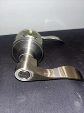 Probrico Wave Style Lever Handles Entrance Door Knobs Entry Door Locks Brushed