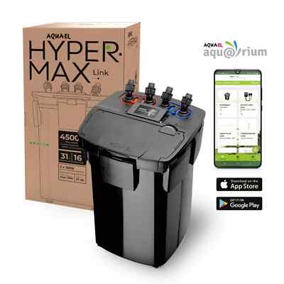 Aquarium Außenfilter - Hypermax Link Set für Aquarien von 200L-1500L