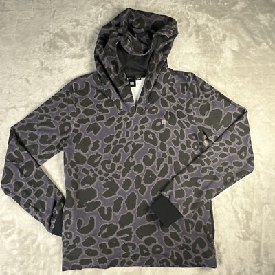 Vintage Insight Hoodie Womens 6 Small Purple Black Sweatshirt Retro Skateboard
