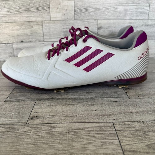 Adidas adiZero Damenschuhe Größe US 10 UK 8,5 Tour weiß lila