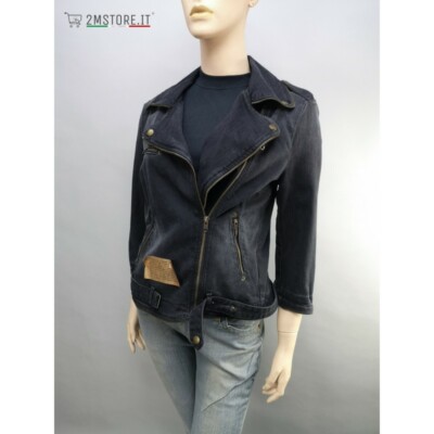 Damenjacke Jacke Jeans Nagel Jacke Current / Elliot Biker Hergestellt IN U.S.A
