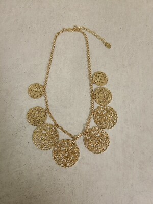 Women's Stella and Ruby Large Disc Necklace