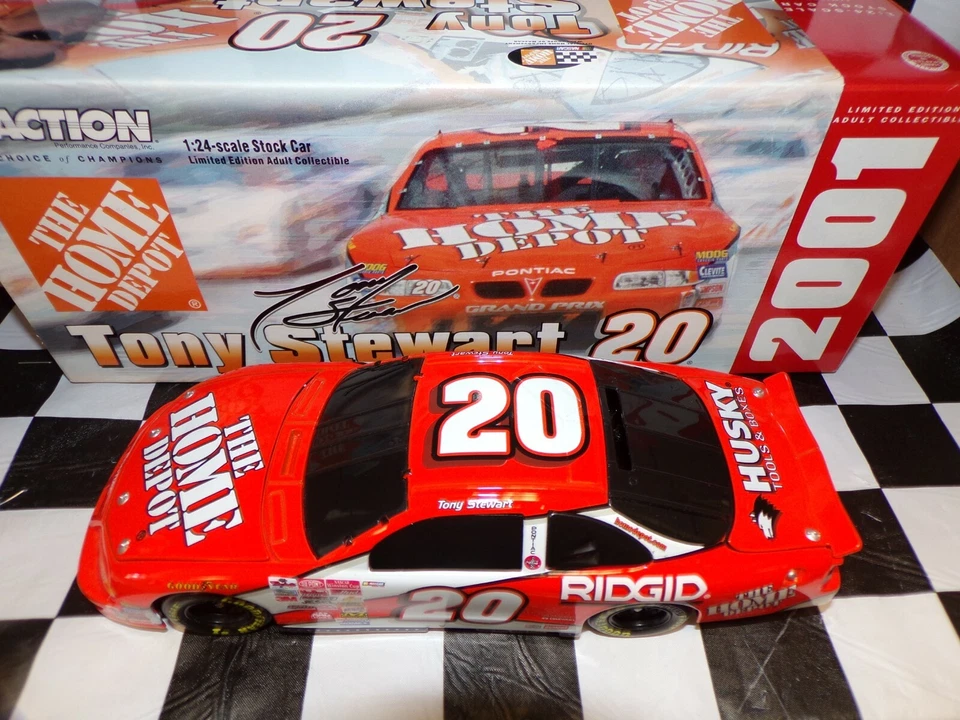 Tony Stewart #20 Casa Depot 2001 Grand Prix 1:24 Bw Banca Action Nascar 101150 - Immagine 3 di 4