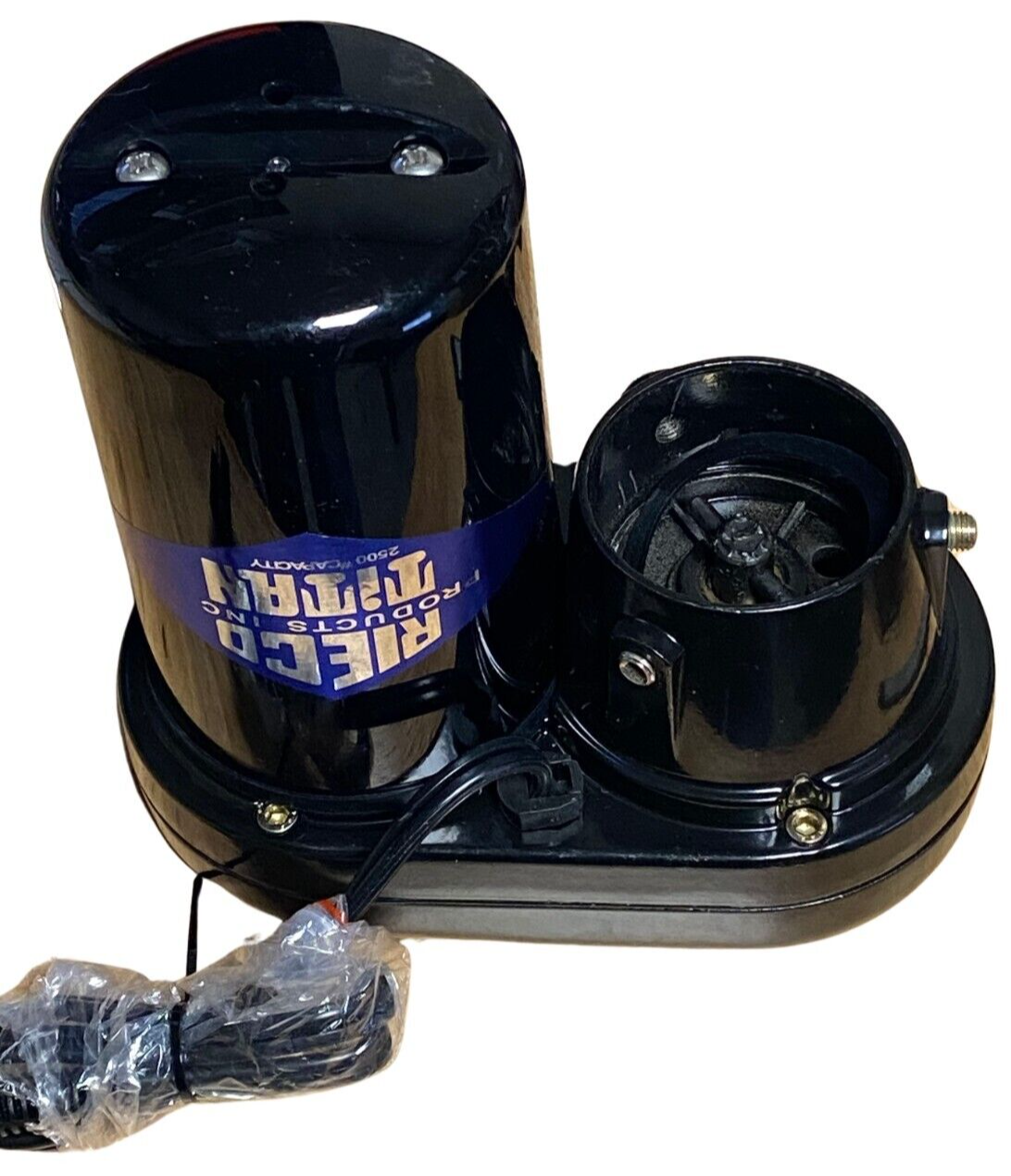 Rieco Titan 12V Powered Head Black 56112 36742 Gear Motor Truck Camper