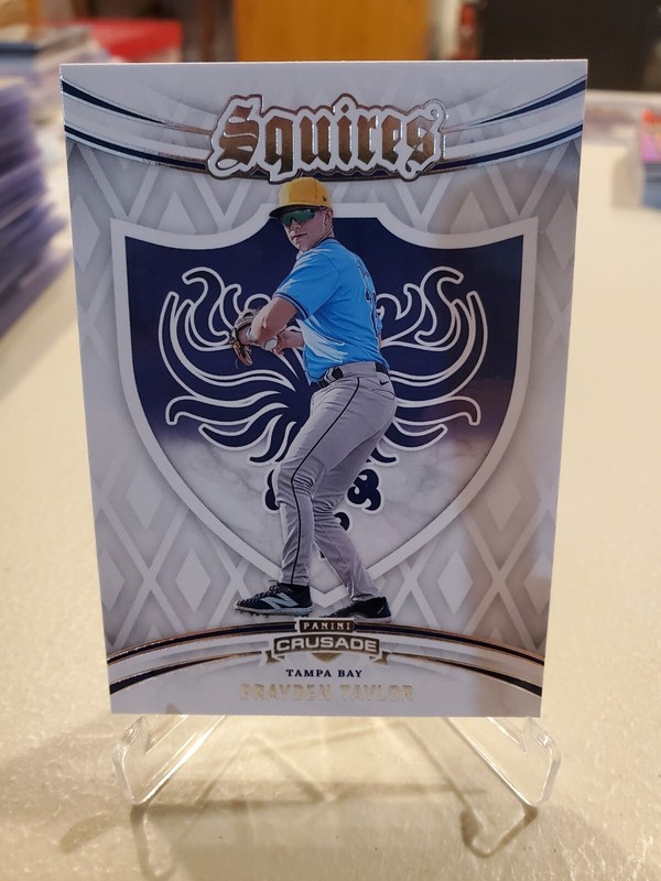 2024 Panini Crusade - Squires #15 Brayden Taylor (RC) Rays