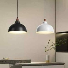 Classic Pendant Ceiling Light Fitting Lampshade Matte Hanging Light Kitchen
