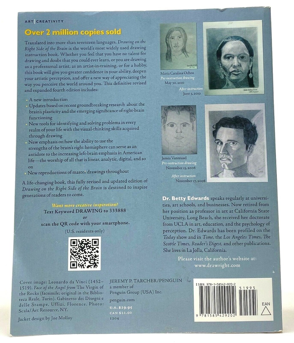Drawing On The Right Side Of The Brain by Betty Edwards, Paperback
