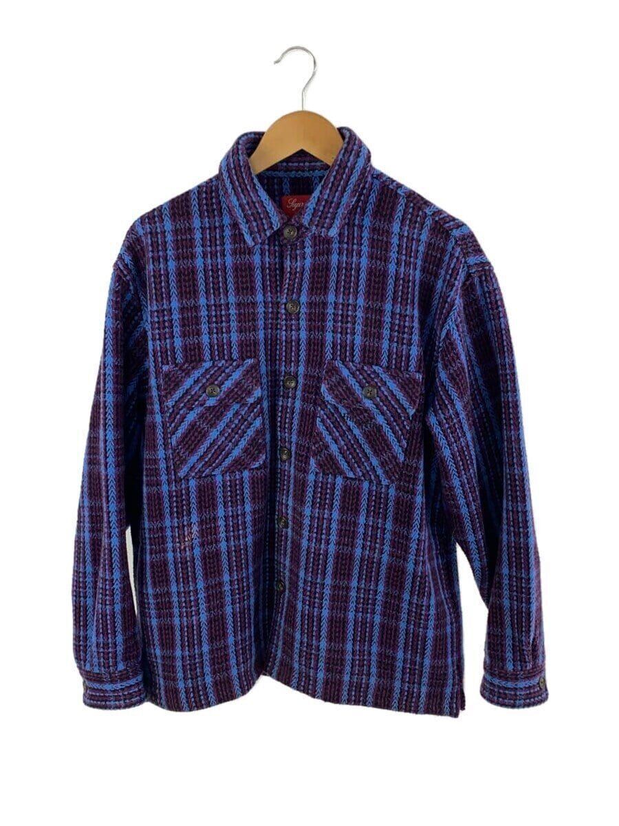 Supreme Other 22AW Heavy Flannel Shirt Jacket M Wool Purple Used  