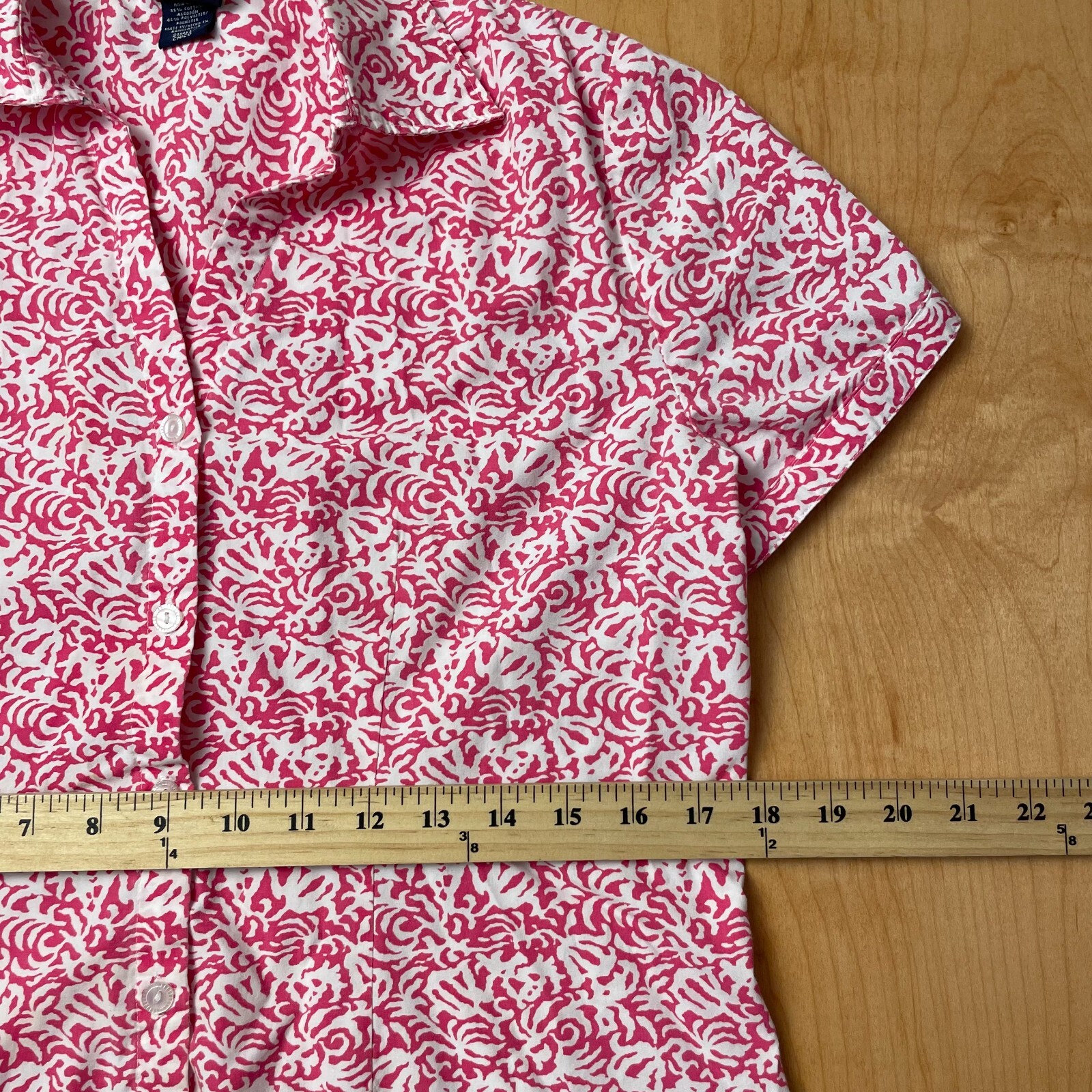 Vintage Basic Editions Floral Small Multicolor Sh… - image 8