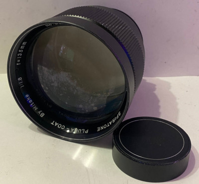 Spiratone 135mm f/1.8 MF Lens Plura-Coat by Mitake for Minolta SR