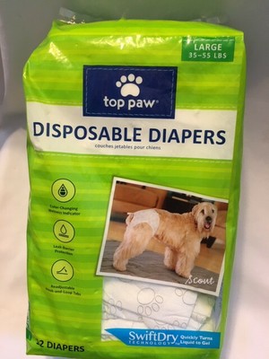 top paw disposable diapers 12 pack