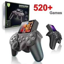 S10 MINI VIDEO GAME CONSOLE – 520 GAMES, DUAL CONTROLLER,  AV OUTPUT