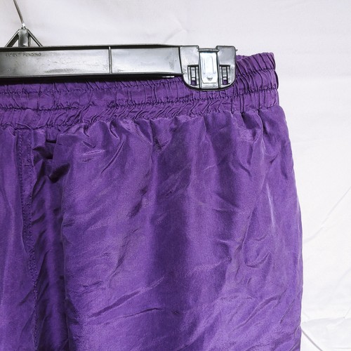 Pantaloni da jogging donna taglia L viola grande 100% seta per esercizi - Foto 9 di 16