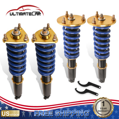 Set 4 Full Coilover Struts Assembly For 06-13 Lexus IS250 IS350 07-11 GS350 RWD