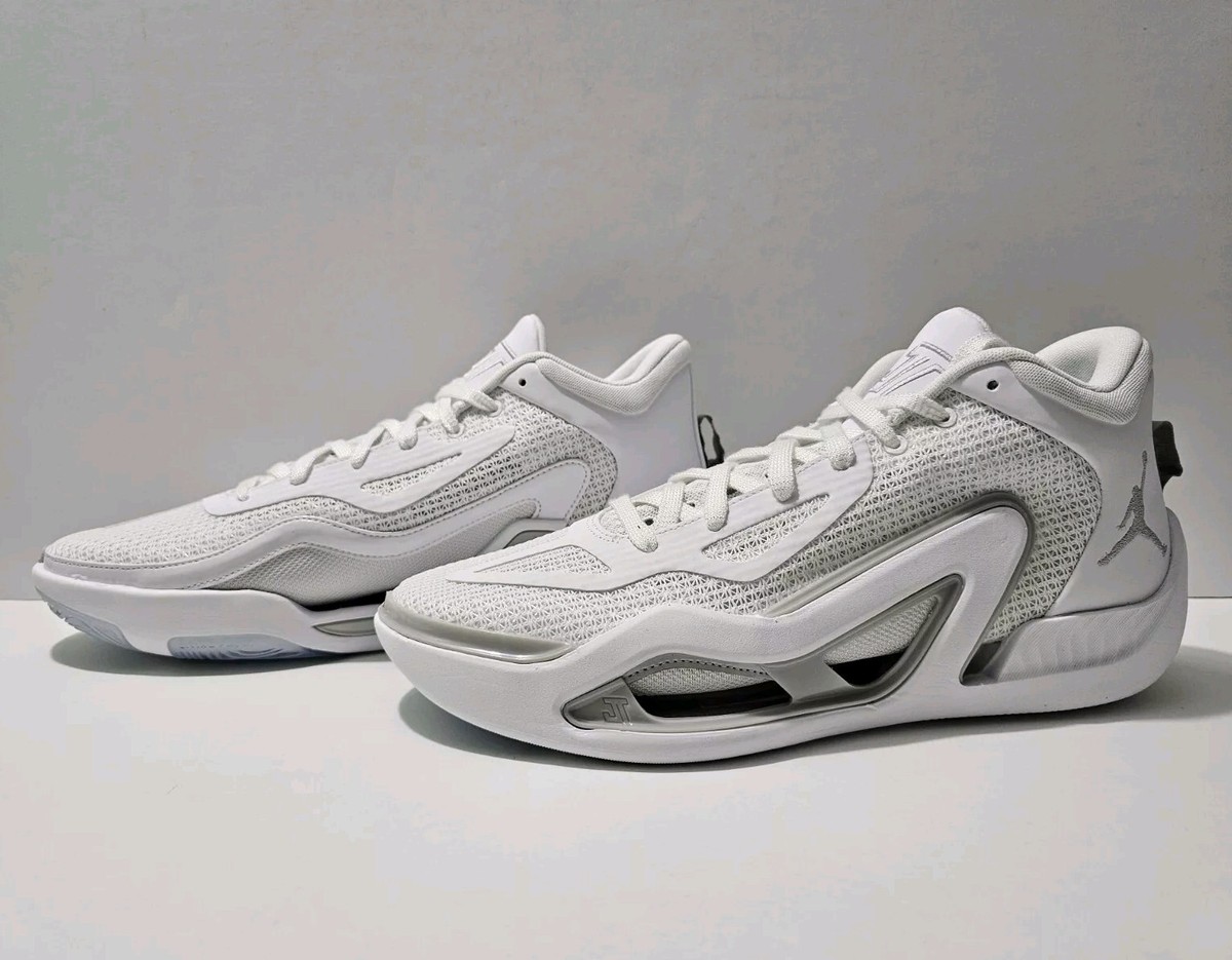 Nike Jordan Tatum 1 TB Pure Money Triple White Men display picture 2