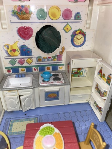 Grande casa delle bambole Fisher Price Loving Family 1997 e accessori ottima - Foto 14 di 21