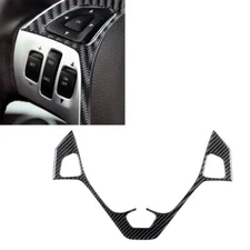 Carbon Fiber Interior Steering Wheel Accent Cover Trim For Ford Explorer 2011-14