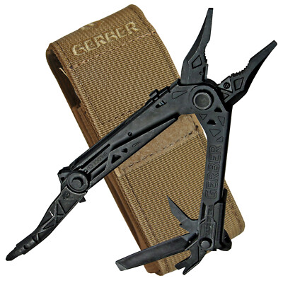 Gerber Multitool Mehrfachwerzeug ''Center Drive black'' Schraubendreher Nylonetui