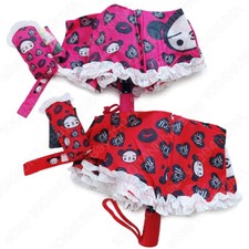 PUCCA Y2K Folding Compact Rain Umbrella Auto matic Open Travel Cute Character