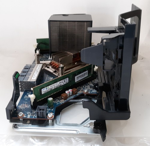 HP Z620 Motherboard Second CPU Expansion Board Xeon E5-2609 4GB PC3 w/ HS + Tray
