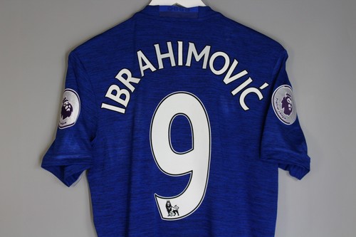 MANCHESTER UNITED 2016-2017 AWAY FOOTBALL SHIRT JERSEY IBRAHIMOVIC #9 - Picture 6 of 6