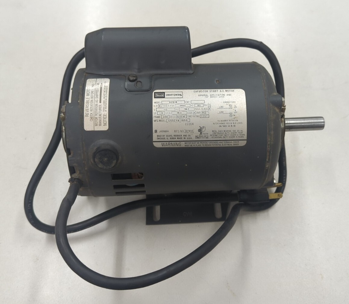 Craftsman Table Saw Motor