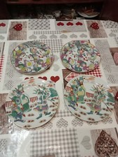 4 Piatti Cinesi Decorativi