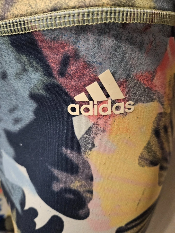 Medias de entrenamiento Adidas para mujer TE AOP TIG HC8956 nuevas con etiquetas ¡¡¡Envío gratuito!!!! Foto 3 de 4