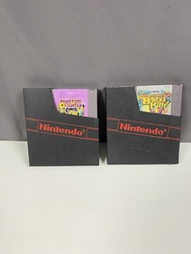 Nintendo NES System - 2 Game Lot Phantom Fighter / Bayou Billy Adventure - Good 