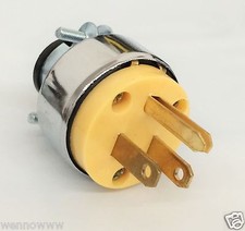 Male Extension Cord Replacement Electrical Plugs 15AMP 125V 3 Prong