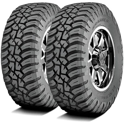 2 Tires General Grabber X3 LT 315/70R17 Load E 10 Ply MT M/T Mud
