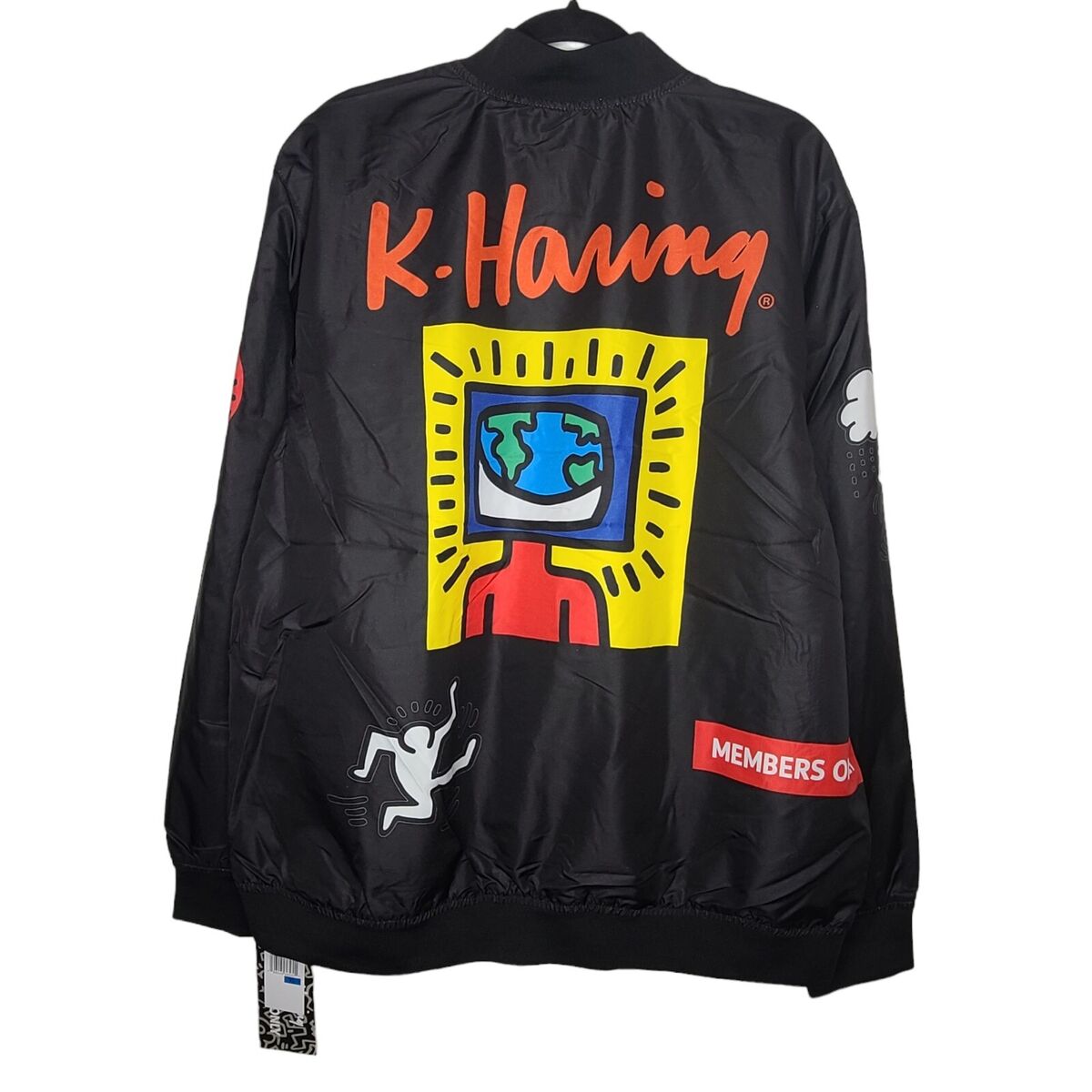 Members Only x Keith Haring Print Jacket 0400018909736 NWT Members Only x Keith Haring Print Jacket 0400018909736 NWT