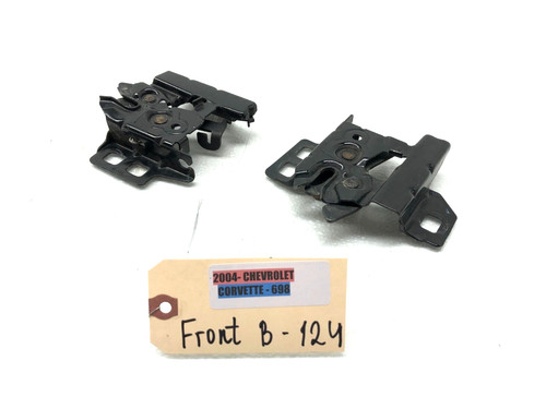 1997-2004 CORVETTE C5 FRONT HOOD LOCK LATCH PAIR X2 OEM.